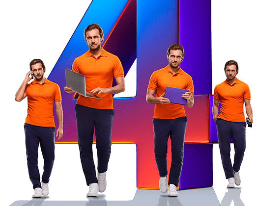 Великолепная четверка Ростелеком в деревня Голубица (Орловская область)